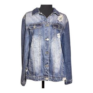 Distressed Denim Jacket